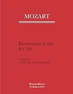 Amazon | Mozart Klaviersonate C dur: KV 330: Urtext mit